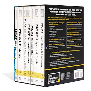 Back cover_Princeton Review MCAT Subject Review Complete Box Set, 5th Edition