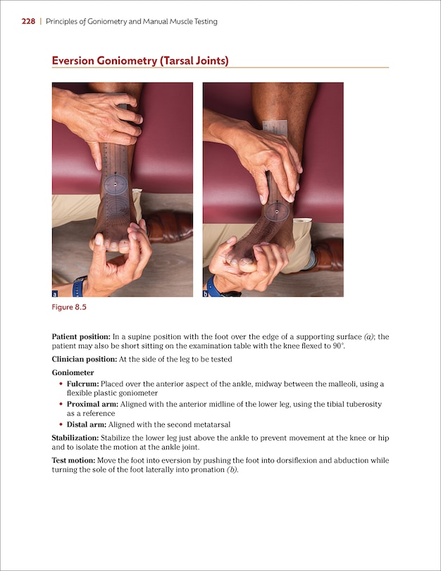 Sample content_Principles of Goniometry and Manual Muscle Testing