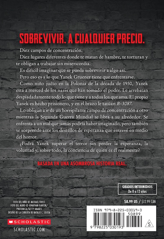 Back cover_Prisionero B-3087 (Prisoner B-3087)