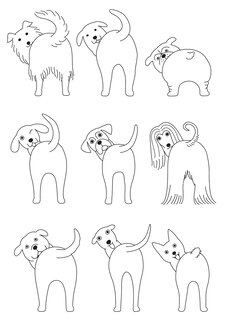 Aper&ccedil;u du contenu 2_Pug & Friends Colouring Book