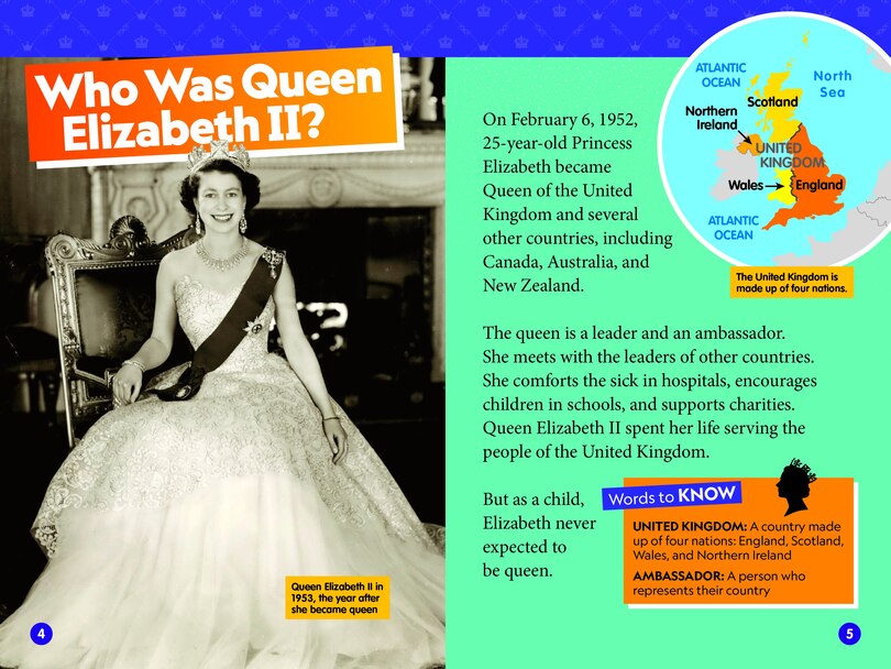 Aperçu du contenu_Queen Elizabeth II (National Geographic Kids Readers, Level 3)