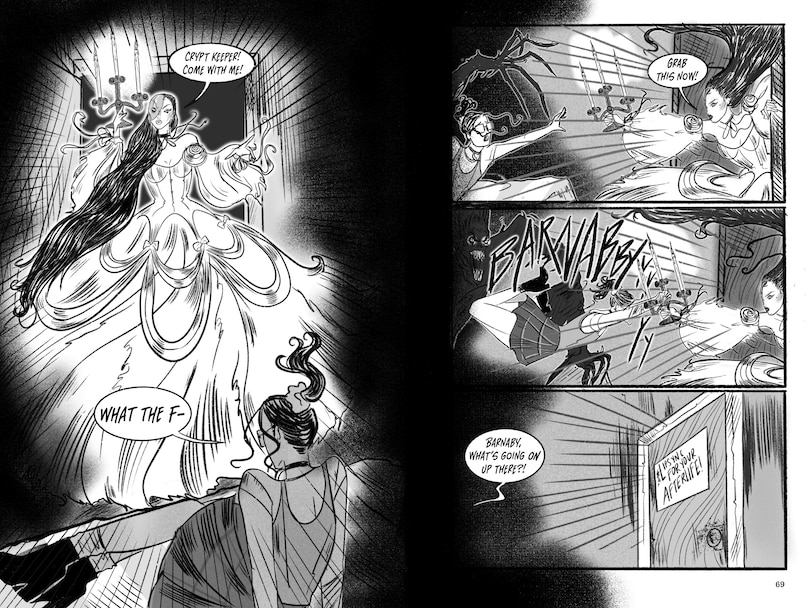 Aper&ccedil;u du contenu_Queens of the Crypt, Vol 1: A Graphic Novel