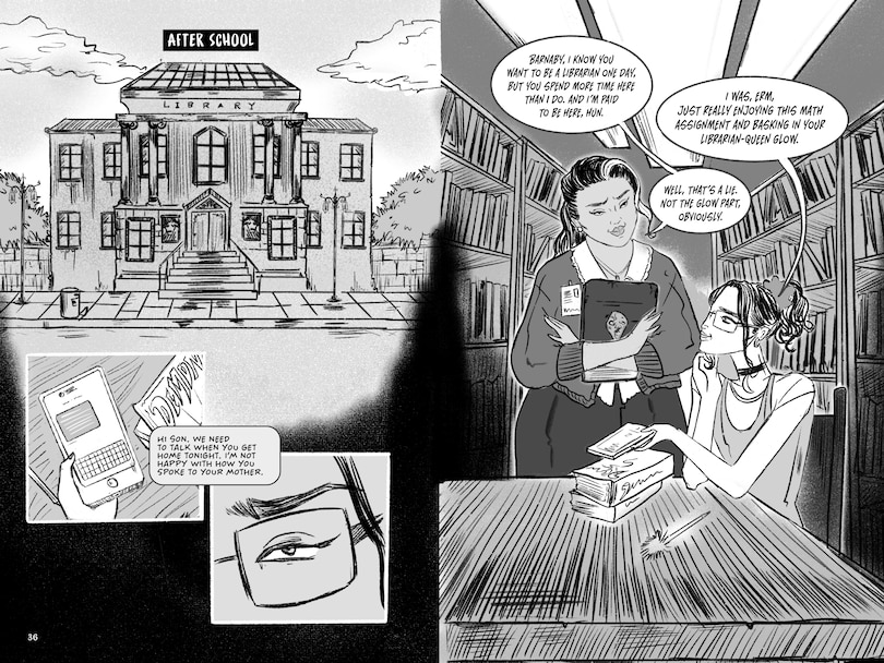 Aper&ccedil;u du contenu 4_Queens of the Crypt, Vol 1: A Graphic Novel