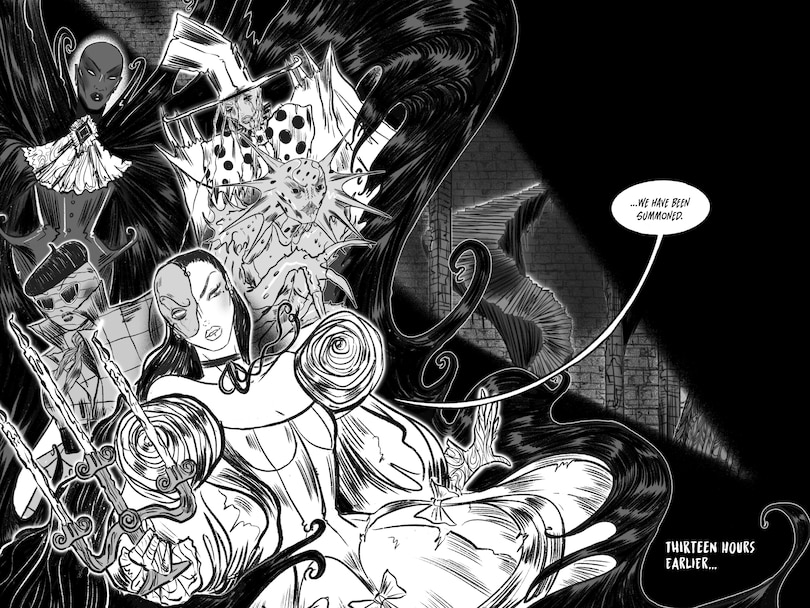 Aper&ccedil;u du contenu 5_Queens of the Crypt, Vol 1: A Graphic Novel