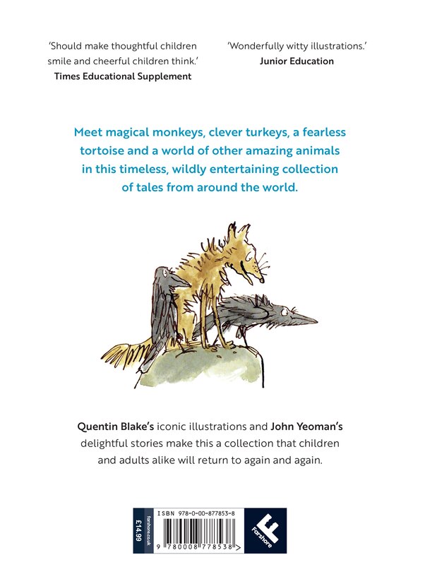 Back cover_Quentin Blake's Amazing Animal Stories