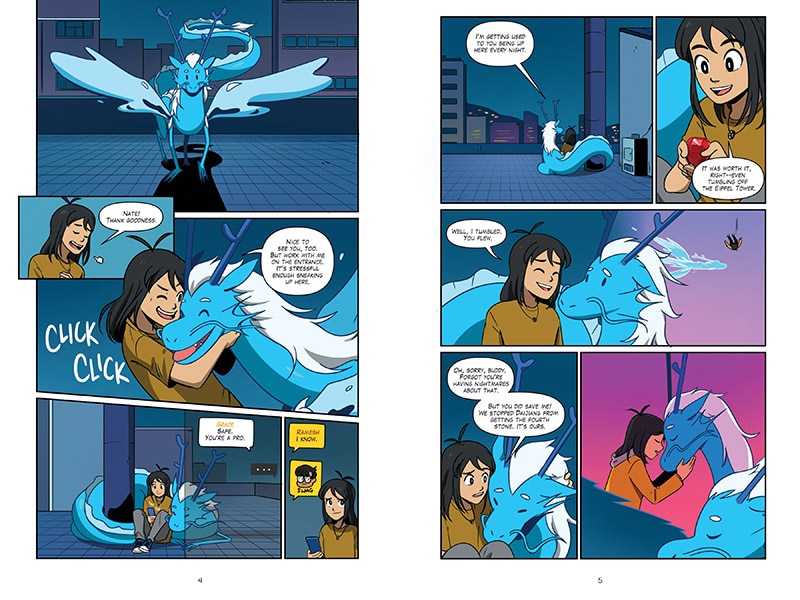 Aperçu du contenu 2_Quest for the True Dragon: A Graphic Novel (City of Dragons #3)