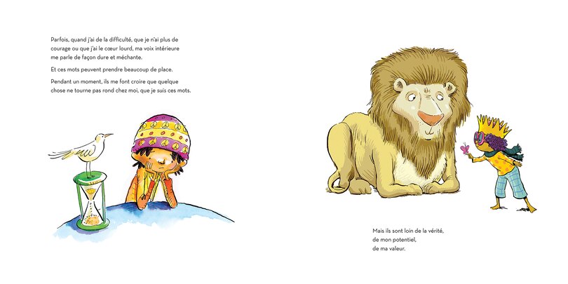 Sample content_Qui je suis : Un livre sur la pensée positive