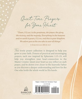 Back cover_Quiet-Time Prayers for a Woman's Heart