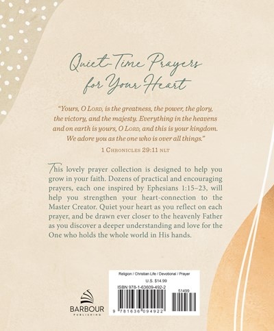 Back cover_Quiet-Time Prayers for a Woman's Heart