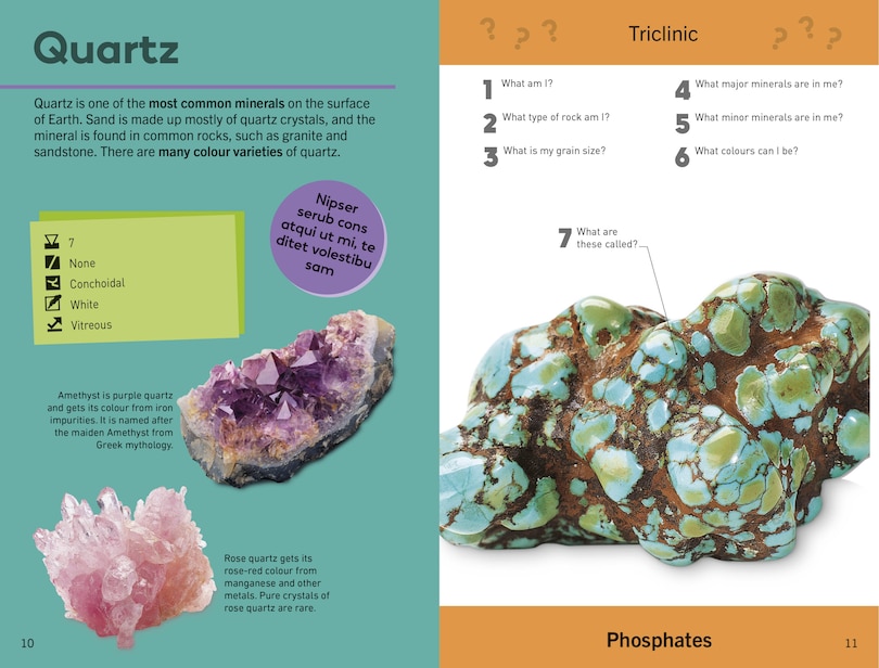 Sample content 4_Quiz Yourself Clever! Rocks and Minerals