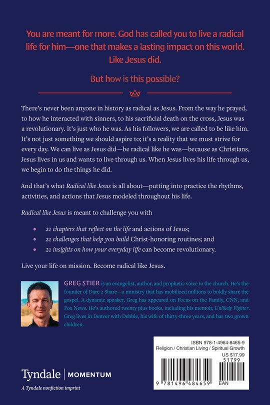 Back cover_Radical Like Jesus