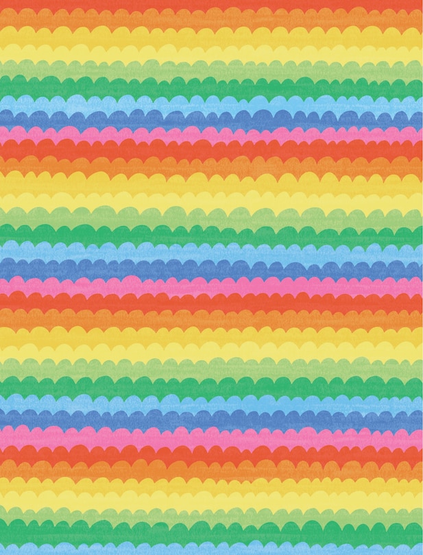 Aper&ccedil;u du contenu 2_Rainbow Everything! Wrapping Paper Book