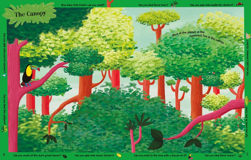 Sample content_Rainforest Sticker Book