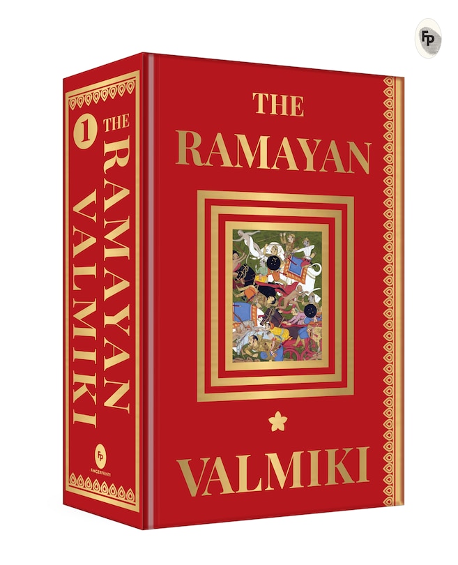 Aper&ccedil;u du contenu 3_Ramayan of Valmiki: Volume 1 & 2 (Deluxe Hardbound Edition) Boxed Set, The