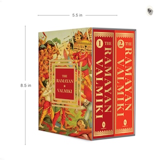 Aper&ccedil;u du contenu 4_Ramayan of Valmiki: Volume 1 & 2 (Deluxe Hardbound Edition) Boxed Set, The