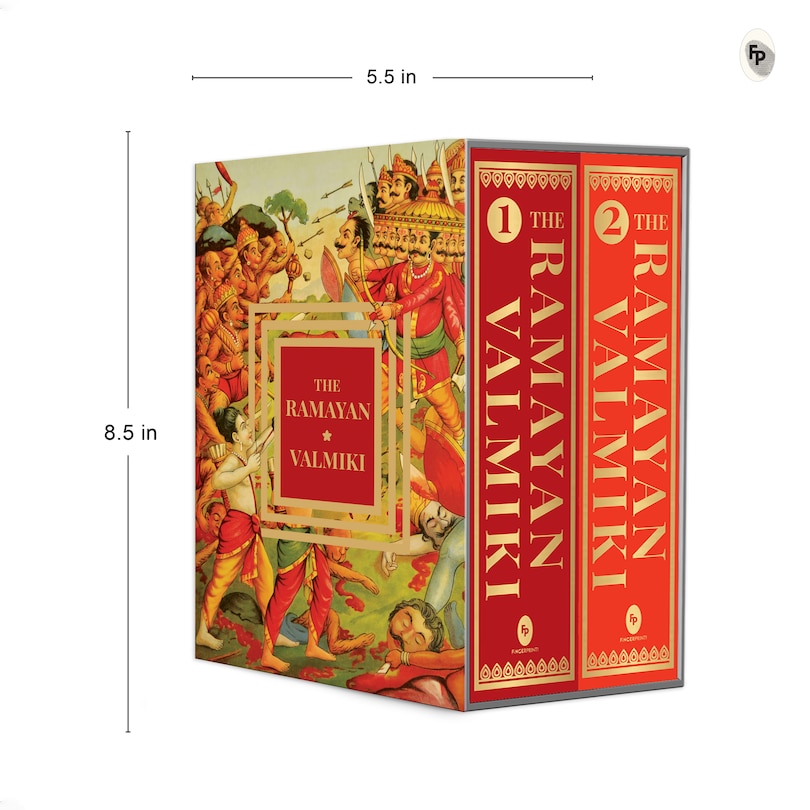 Aper&ccedil;u du contenu 4_Ramayan of Valmiki: Volume 1 & 2 (Deluxe Hardbound Edition) Boxed Set, The