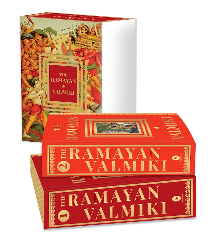 Aper&ccedil;u du contenu 5_Ramayan of Valmiki: Volume 1 & 2 (Deluxe Hardbound Edition) Boxed Set, The