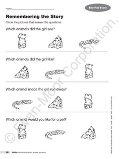 Sample content 4_Read and Understand with Leveled Texts, Kindergarten Teacher Resource