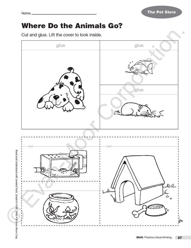 Sample content 5_Read and Understand with Leveled Texts, Kindergarten Teacher Resource
