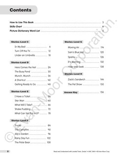 Sample content_Read and Understand with Leveled Texts, Grade 1 Teacher Resource
