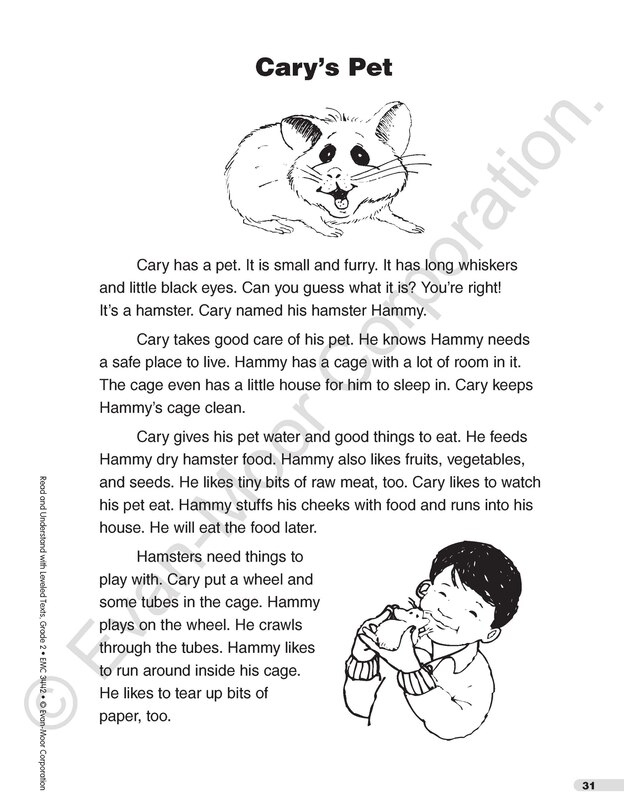 Sample content 2_Read and Understand with Leveled Texts, Grade 2 Teacher Resource