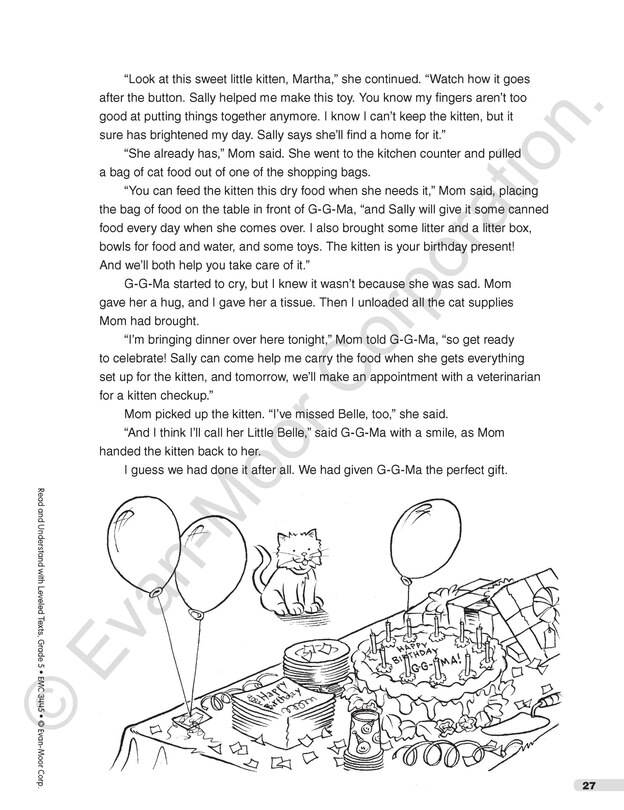 Sample content 4_Read and Understand with Leveled Texts, Grade 5 Teacher Resource