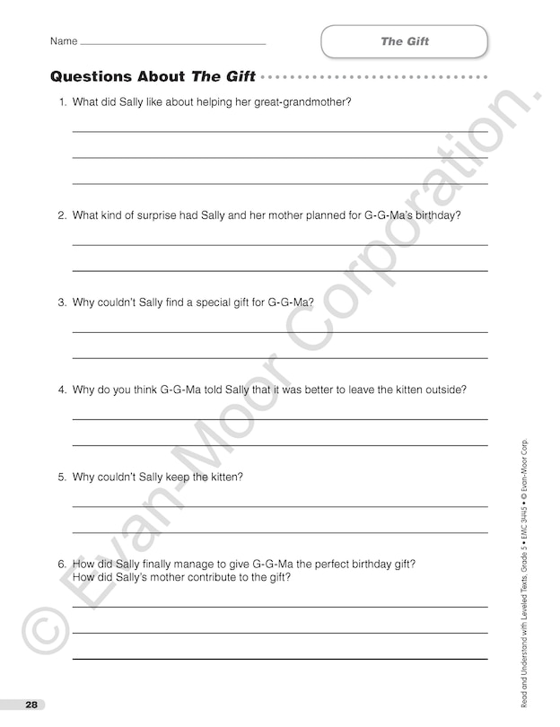 Sample content 5_Read and Understand with Leveled Texts, Grade 5 Teacher Resource