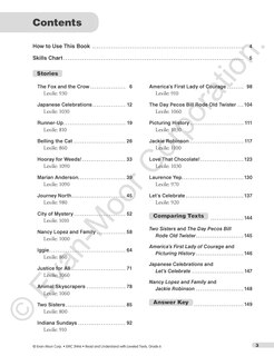 Sample content_Read and Understand with Leveled Texts, Grade 6 Teacher Resource