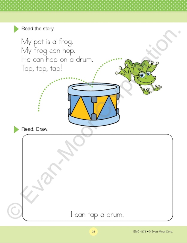 Aperçu du contenu_Reading and Phonics Skills, Kindergarten Workbook