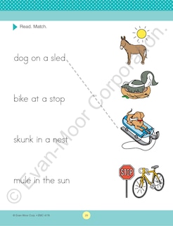 Aperçu du contenu 2_Reading and Phonics Skills, Kindergarten Workbook