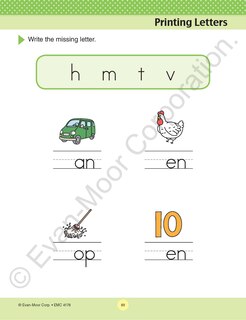 Aperçu du contenu 5_Reading and Phonics Skills, Kindergarten Workbook