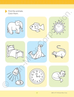Sample content_Reading and Phonics Skills, Preschool Workbook