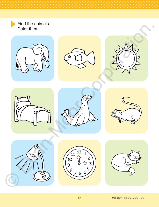 Sample content_Reading and Phonics Skills, Preschool Workbook