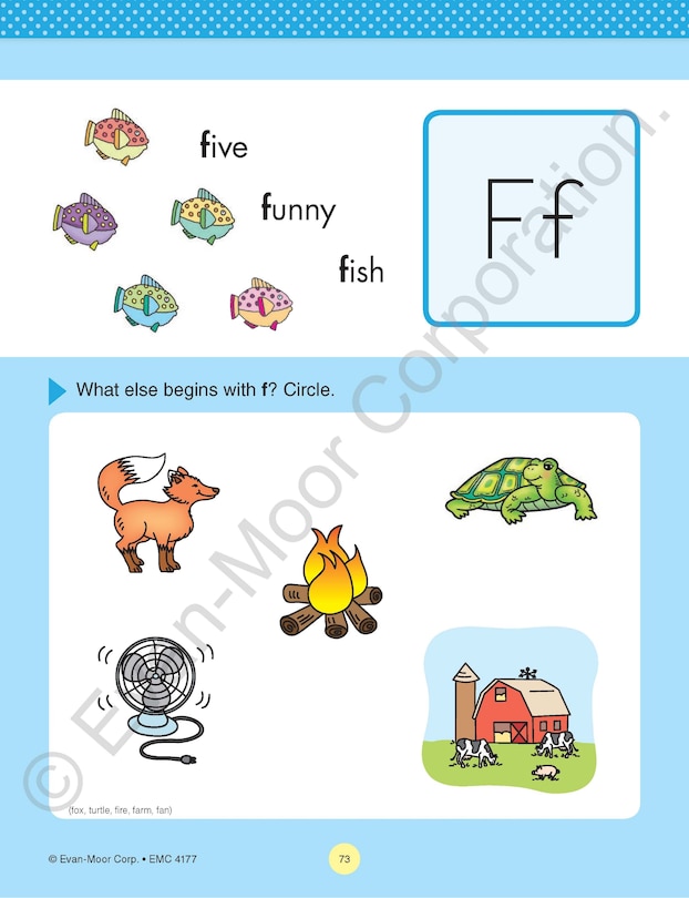 Sample content 4_Reading and Phonics Skills, Preschool Workbook