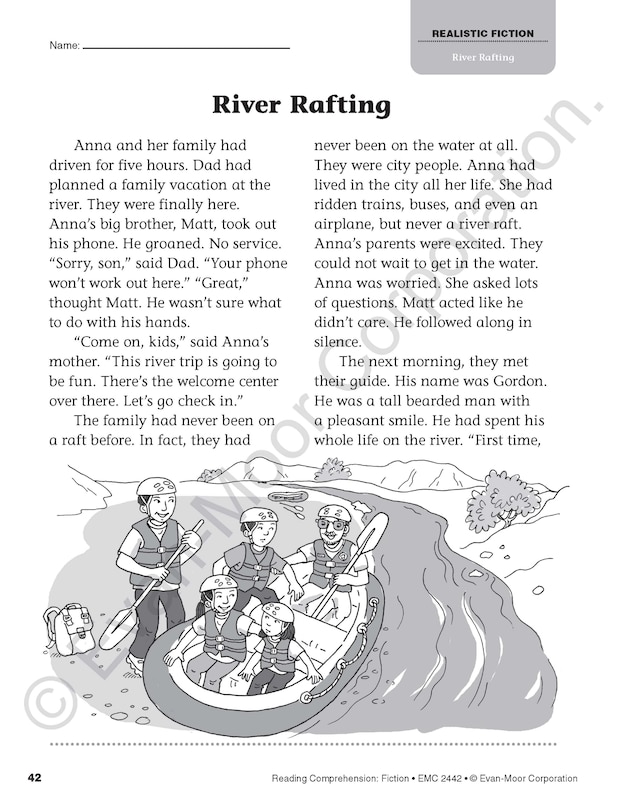 Sample content 4_Reading Comprehension: Fiction, Grade 2 Teacher Resource