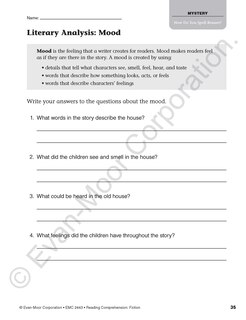 Sample content 5_Reading Comprehension: Fiction, Grade 3 Teacher Resource