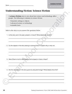 Aperçu du contenu 4_Reading Comprehension: Fiction, Grade 6 Teacher Resource