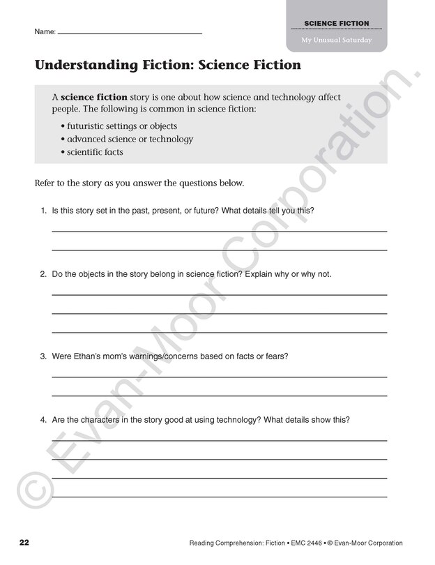 Aperçu du contenu 4_Reading Comprehension: Fiction, Grade 6 Teacher Resource