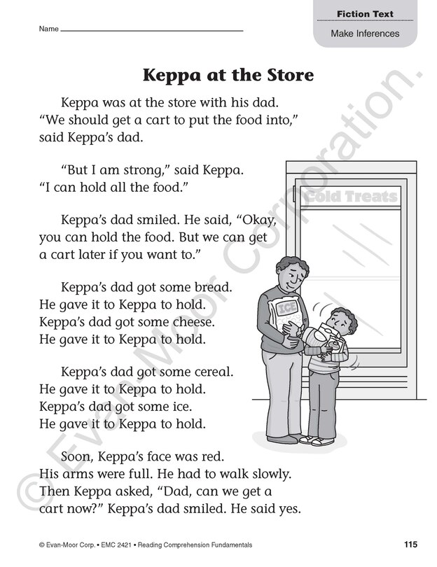 Aperçu du contenu 5_Reading Comprehension Fundamentals, Grade 1 Teacher Resource