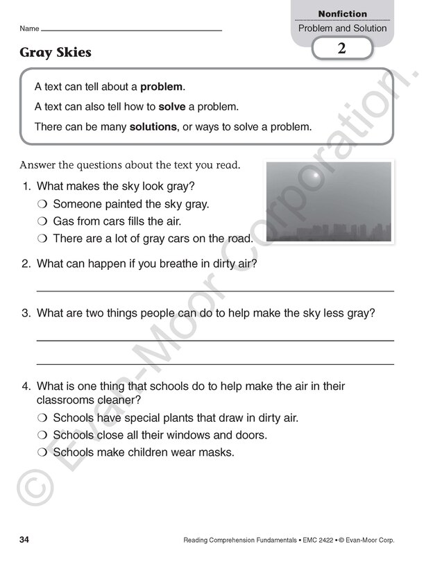 Aperçu du contenu 4_Reading Comprehension Fundamentals, Grade 2 Teacher Resource