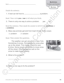 Aperçu du contenu 5_Reading Comprehension Fundamentals, Grade 2 Teacher Resource