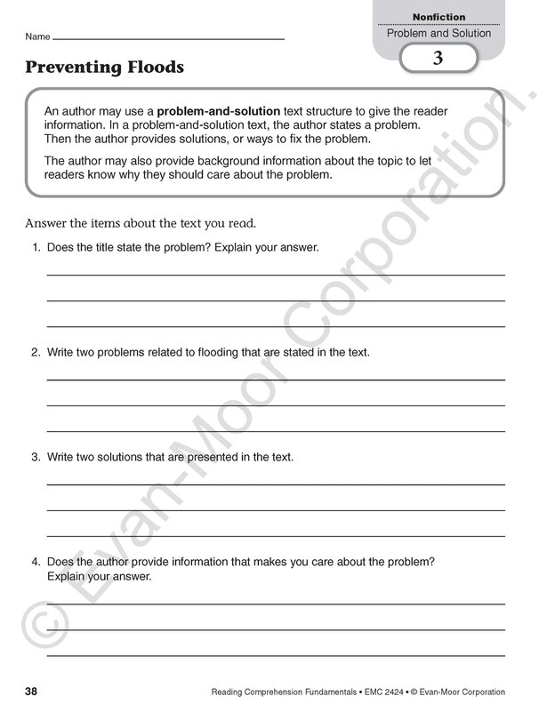 Aperçu du contenu 4_Reading Comprehension Fundamentals, Grade 4 Teacher Resource