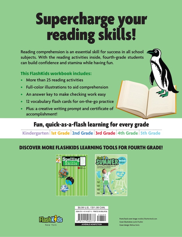 Back cover_Reading Comprehension: Grade 4