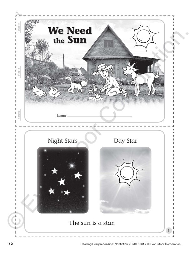 Aperçu du contenu 4_Reading Comprehension: Nonfiction, Grade 1 Teacher Resource