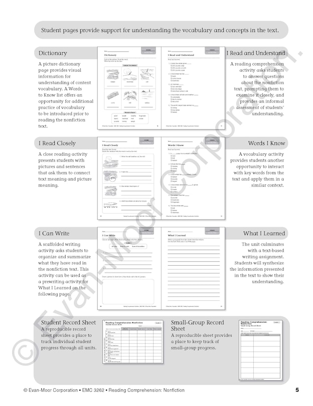 Sample content 2_Reading Comprehension, Nonfiction, Grade 2