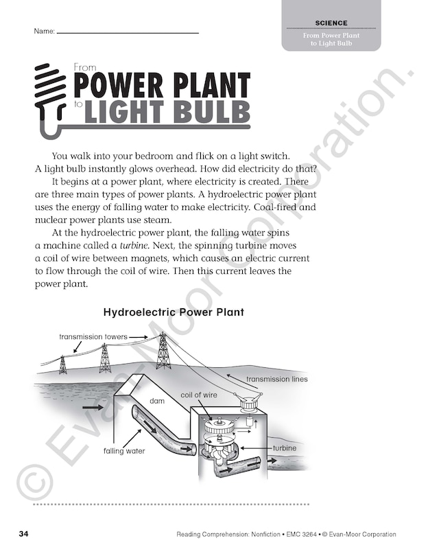 Sample content 3_Reading Comprehension, Nonfiction, Grade 4