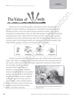 Sample content 3_Reading Comprehension: Nonfiction, Grade 5 Teacher Resource