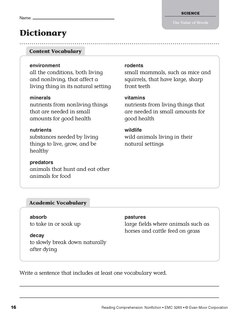 Sample content 4_Reading Comprehension: Nonfiction, Grade 5 Teacher Resource