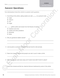 Sample content 5_Reading Comprehension: Nonfiction, Grade 5 Teacher Resource
