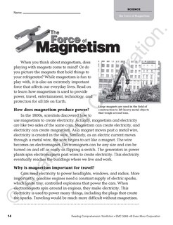Aperçu du contenu 3_Reading Comprehension: Nonfiction, Grade 6 Teacher Resource